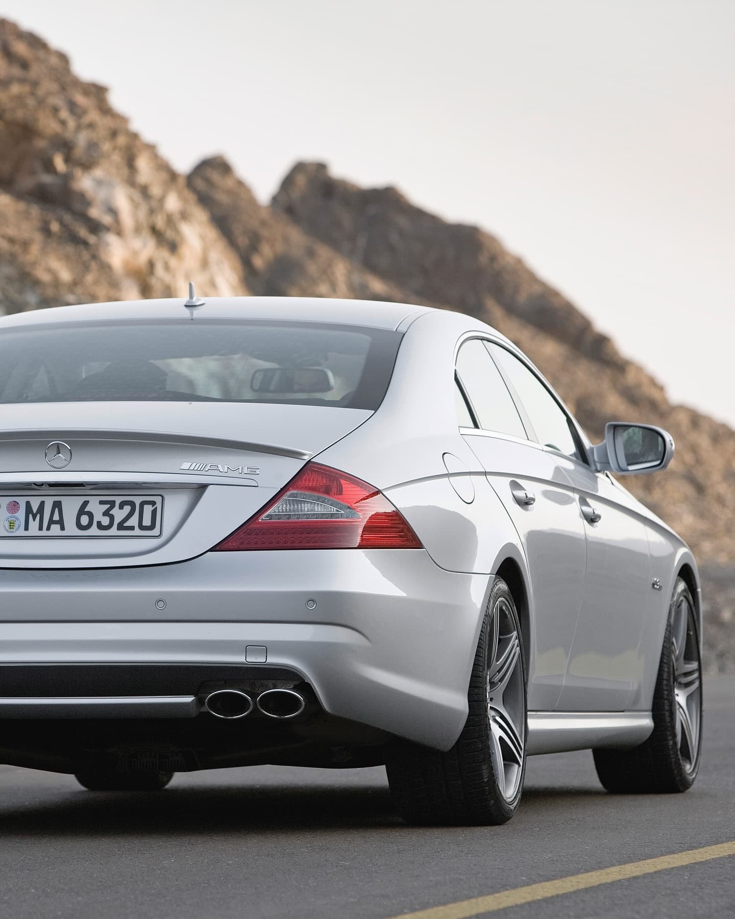 Silver rear 3/4 studio shot