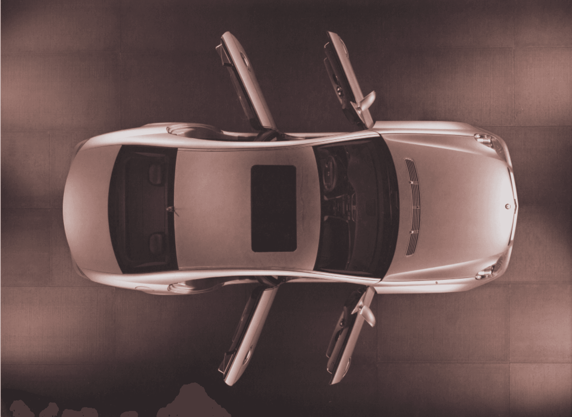 Top down studio view