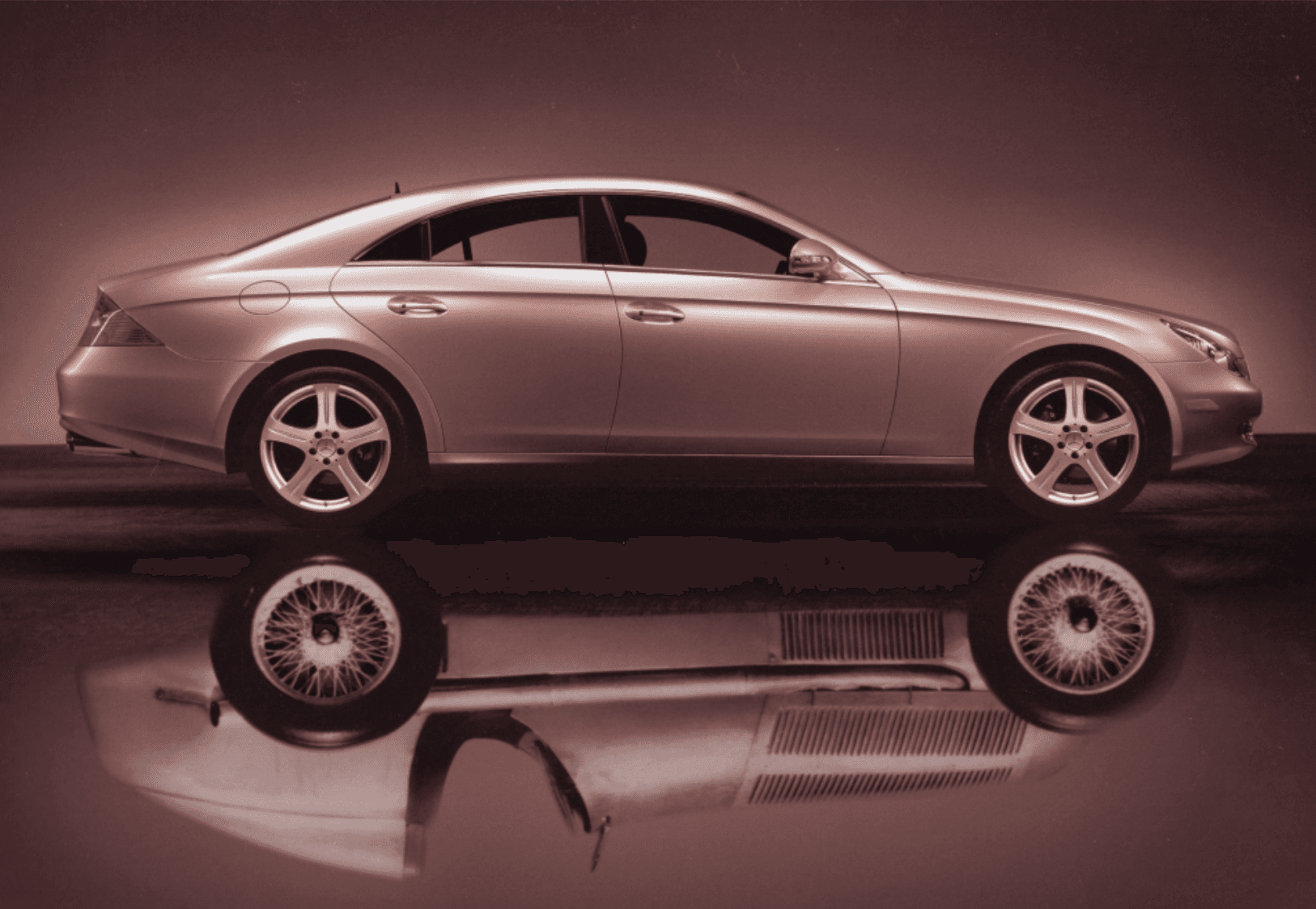 Side profile with reflection