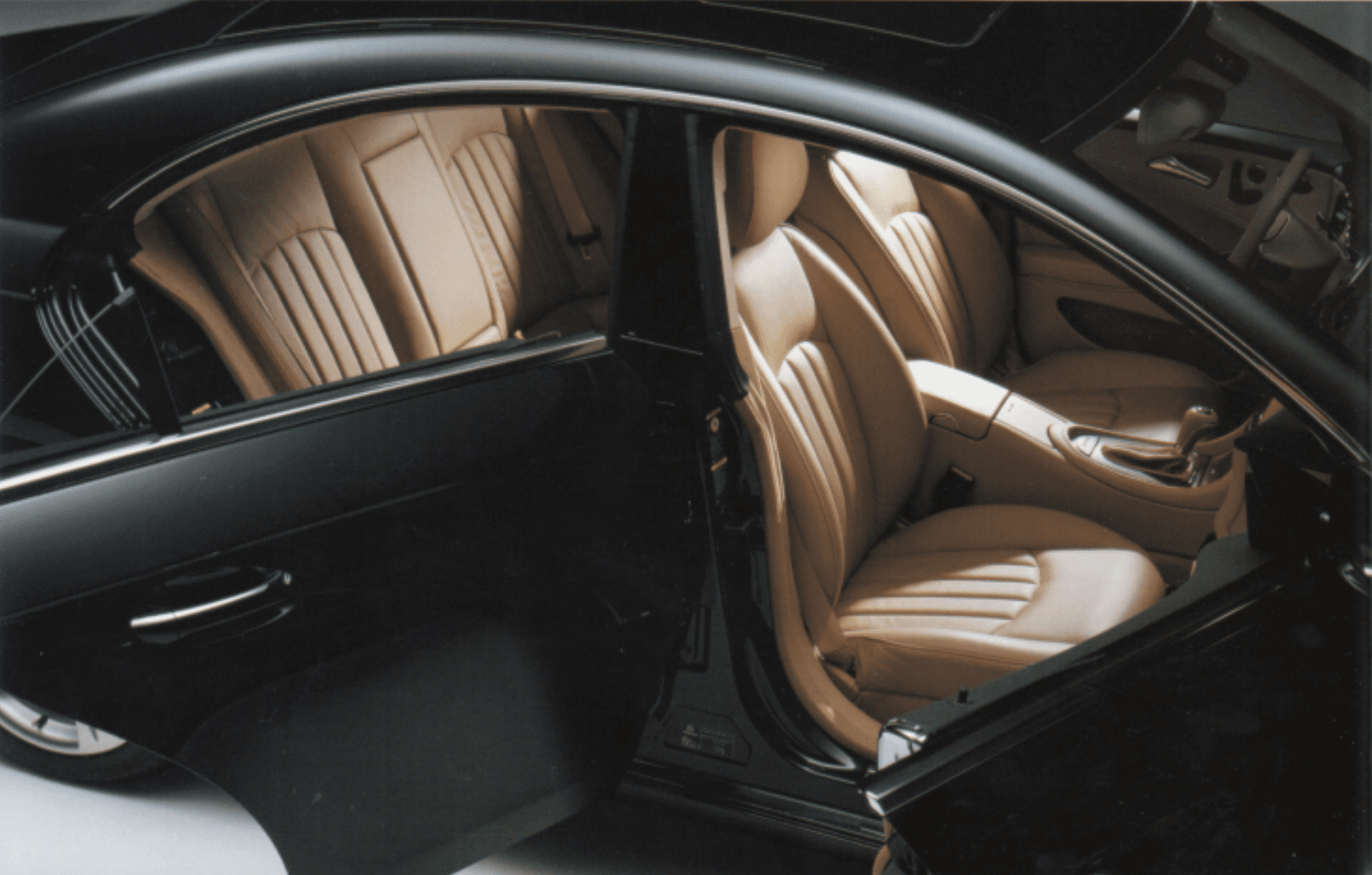 Interior door and seat view